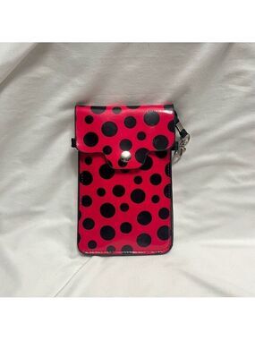 3/ $20 Polka Dot Lady Bug Crossbody Phone Bag Tech Accessory